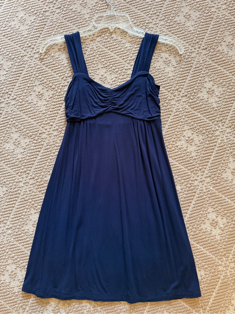 Yala Navy Blue Sleeveless Empire Waist Dress